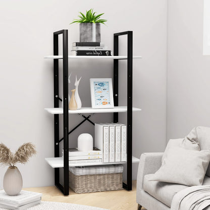 Scaffale Portaoggetti Bianco 60x30x105 cm Legno Multistrato | homemem39