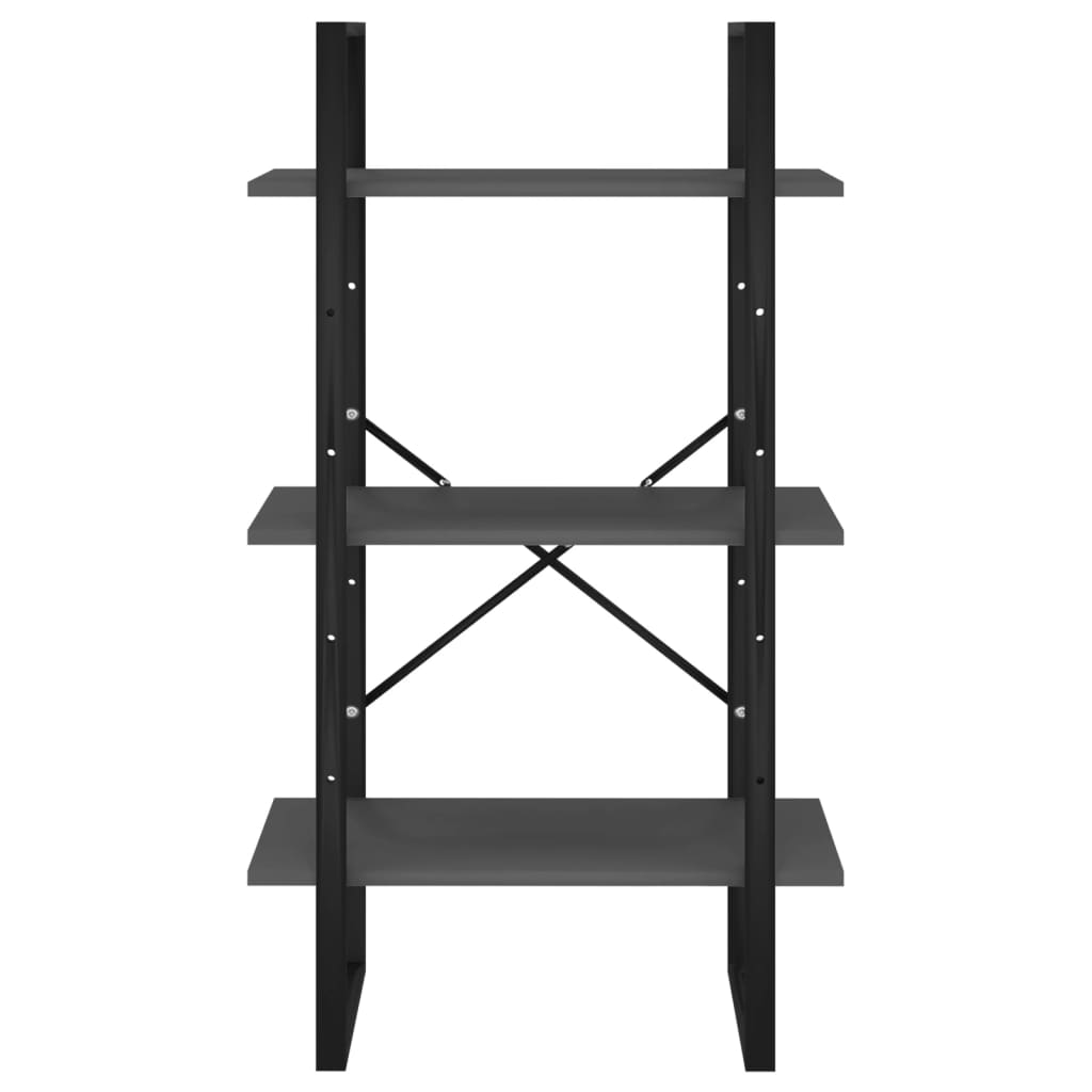 Scaffale Portaoggetti Grigio 60x30x105 cm Legno Multistrato | homemem39