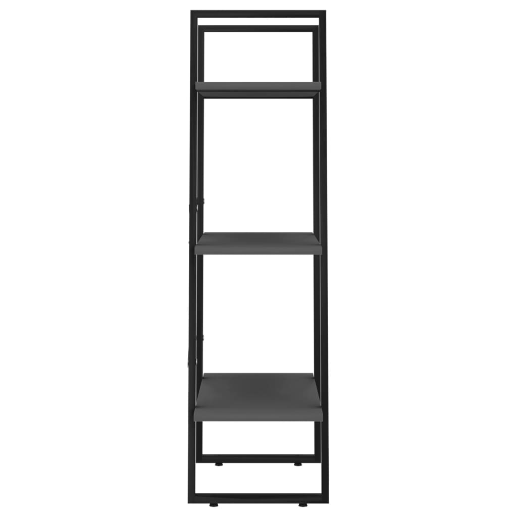 Scaffale Portaoggetti Grigio 60x30x105 cm Legno Multistrato | homemem39