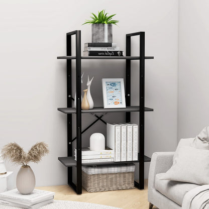 Scaffale Portaoggetti Grigio 60x30x105 cm Legno Multistrato | homemem39