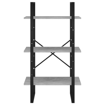 Scaffale Grigio Cemento 60x30x105 cm in Legno Multistrato | homemem39