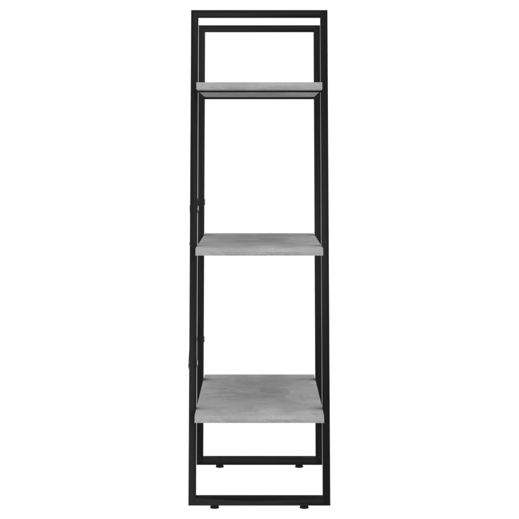 Scaffale Grigio Cemento 60x30x105 cm in Legno Multistrato | homemem39