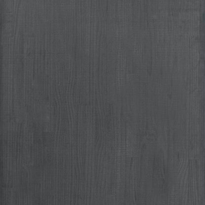 Scaffale Grigio 60x30x105 cm in Legno Massello di Pino | homemem39