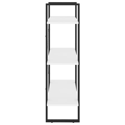 Libreria Bianca 80x30x105 cm in Legno Multistrato | homemem39