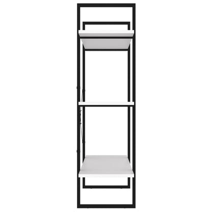 Libreria Bianca 100x30x105 cm in Legno Multistrato | homemem39