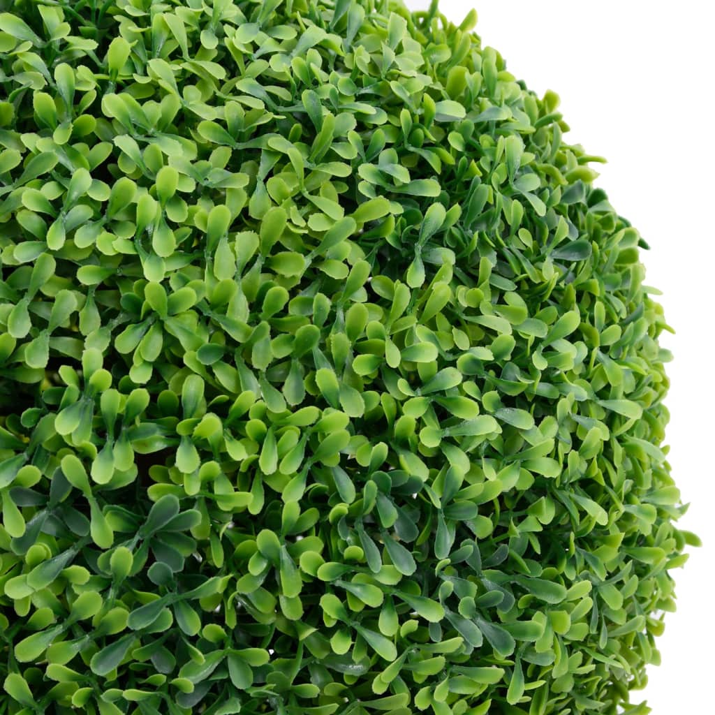 Pianta di Bosso Artificiale a Sfera con Vaso Verde 50 cm | homemem39