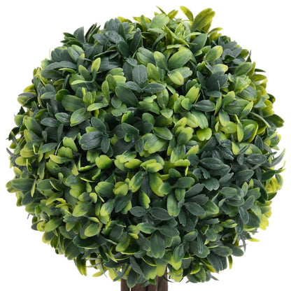Piante di Bosso Artificiale 2 pz a Sfera con Vaso Verde 41 cm | homemem39