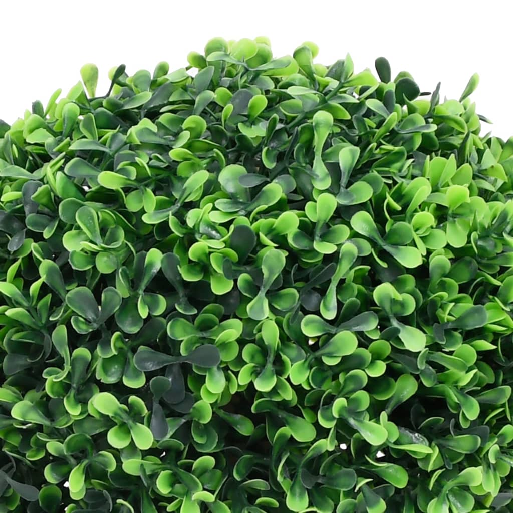 Piante di Bosso Artificiale 2 pz a Sfera con Vaso Verde 27 cm | homemem39