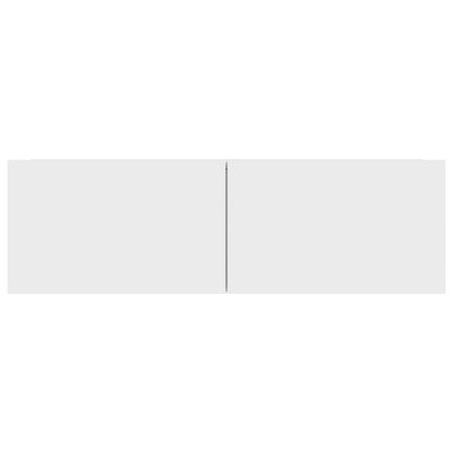 Mobili Porta TV 4 pz Bianchi 100x30x30 cm in Legno Multistrato - homemem39