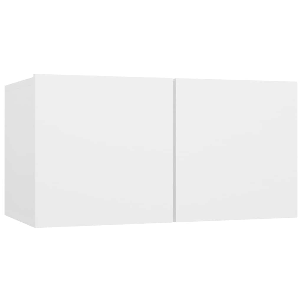 Set Mobili Porta TV 10 pz Bianco in Legno Multistrato | homemem39