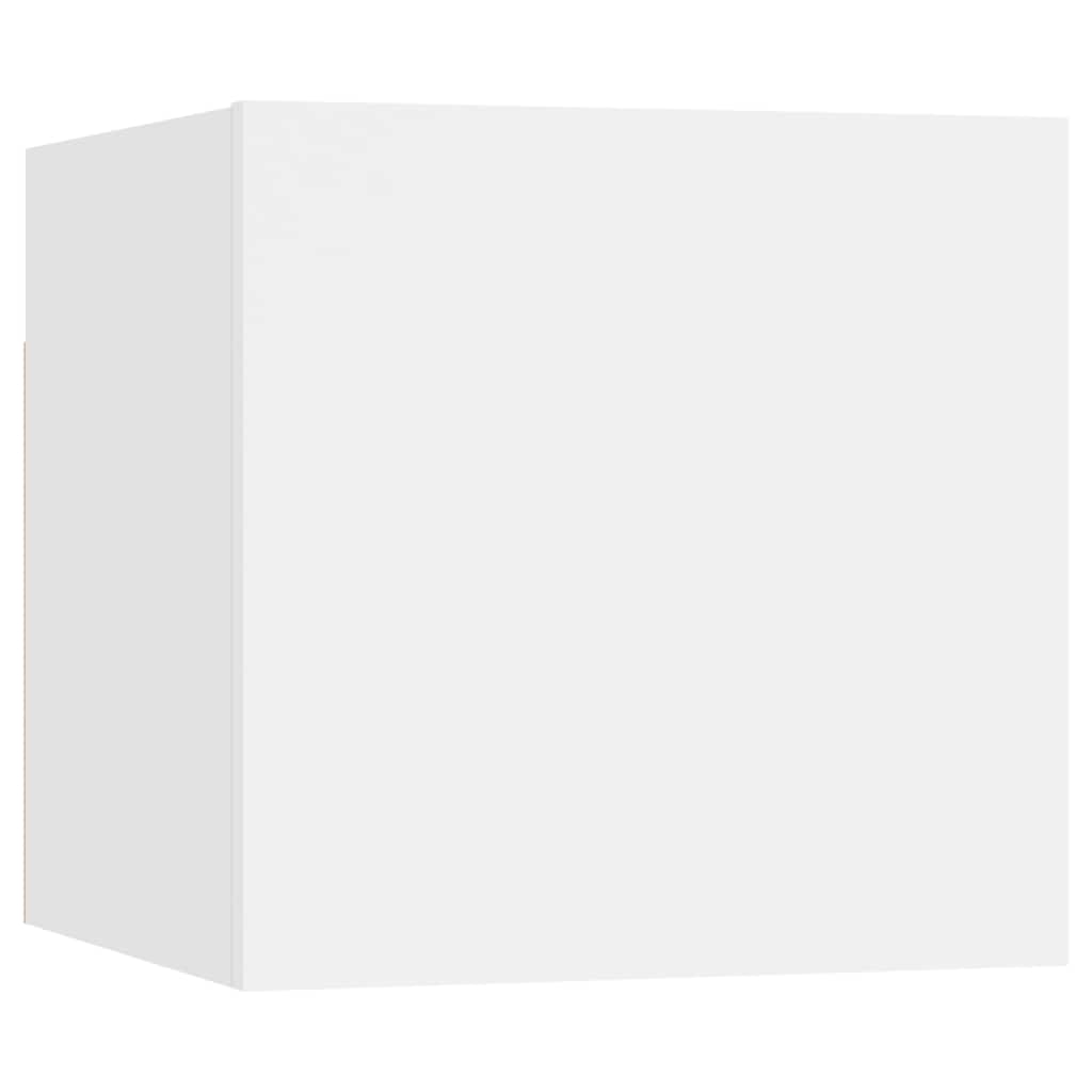 Set Mobili Porta TV 10 pz Bianco in Legno Multistrato | homemem39