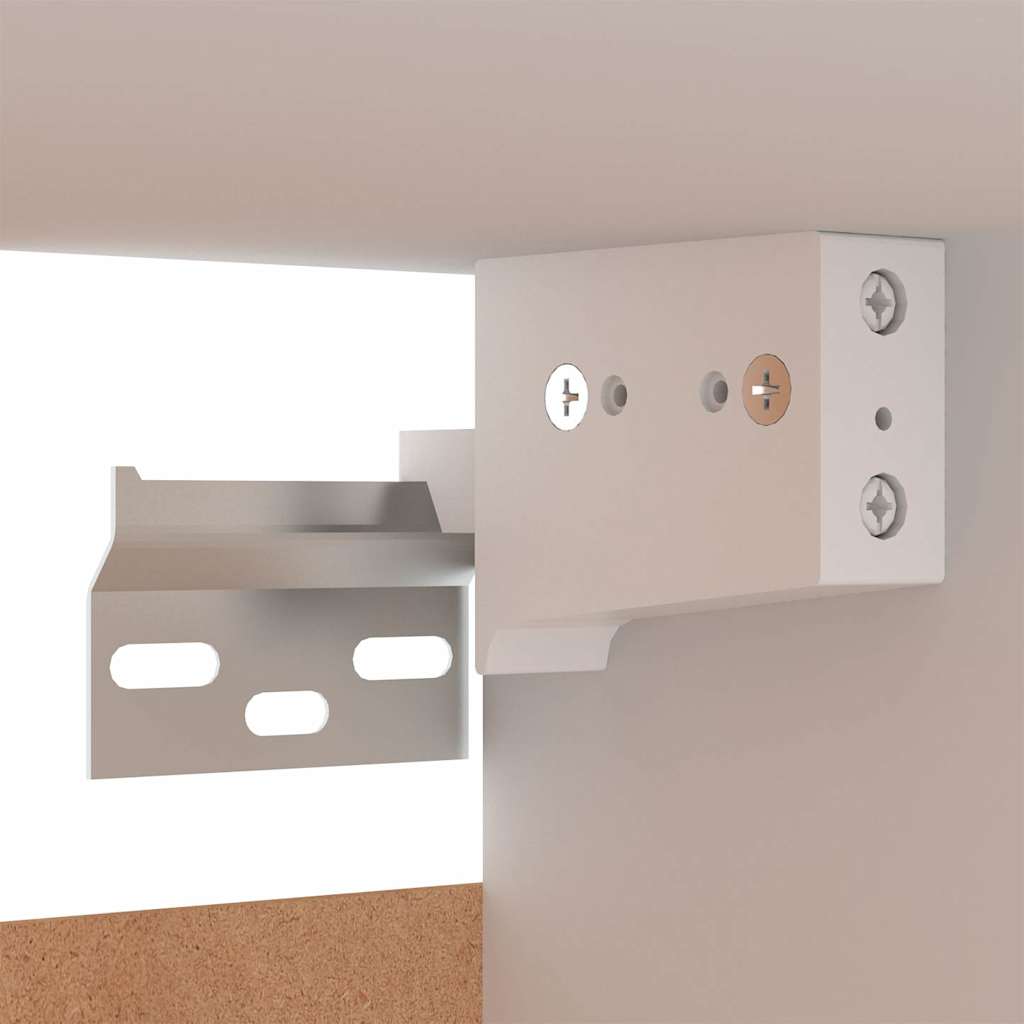 Set Mobili Porta TV 10 pz Bianco in Legno Multistrato | homemem39