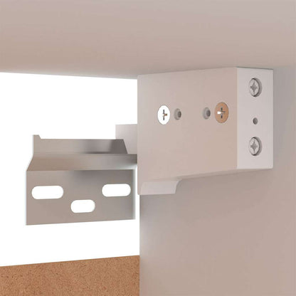 Set Mobili Porta TV 10 pz Bianco in Legno Multistrato | homemem39