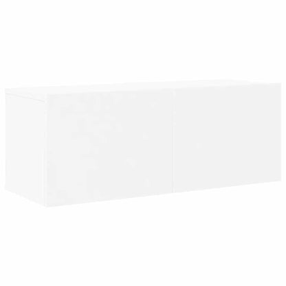 Set Mobili Porta TV 8 pz Bianco in Legno Multistrato