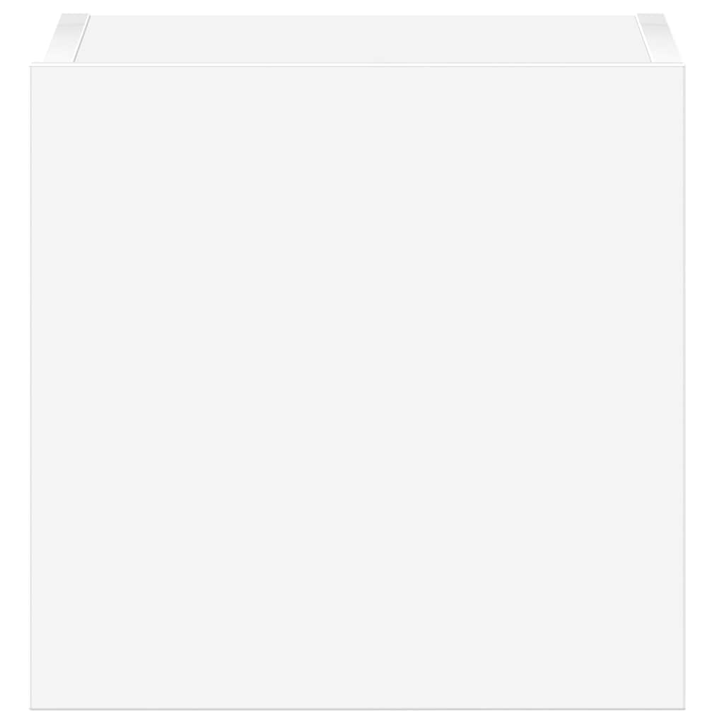 Set di Mobili Porta TV 3 pz Bianco in Legno Multistrato