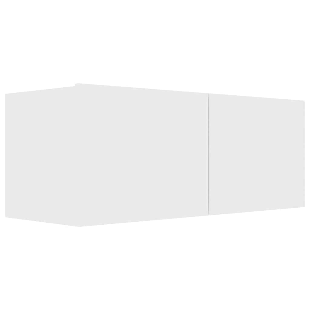 Set Mobili Porta TV 6 pz Bianco in Legno Multistrato
