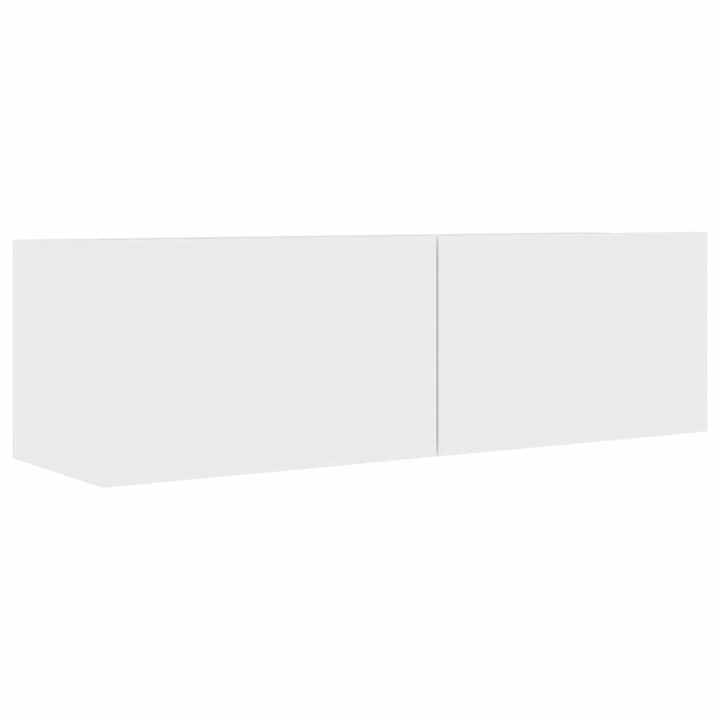 Set Mobili Porta TV 6 pz Bianco in Legno Multistrato