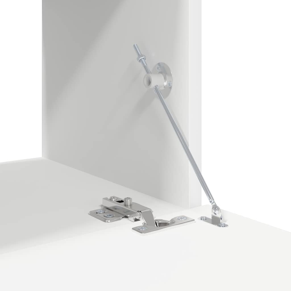 Set Mobili Porta TV 10 pz Bianco in Legno Multistrato