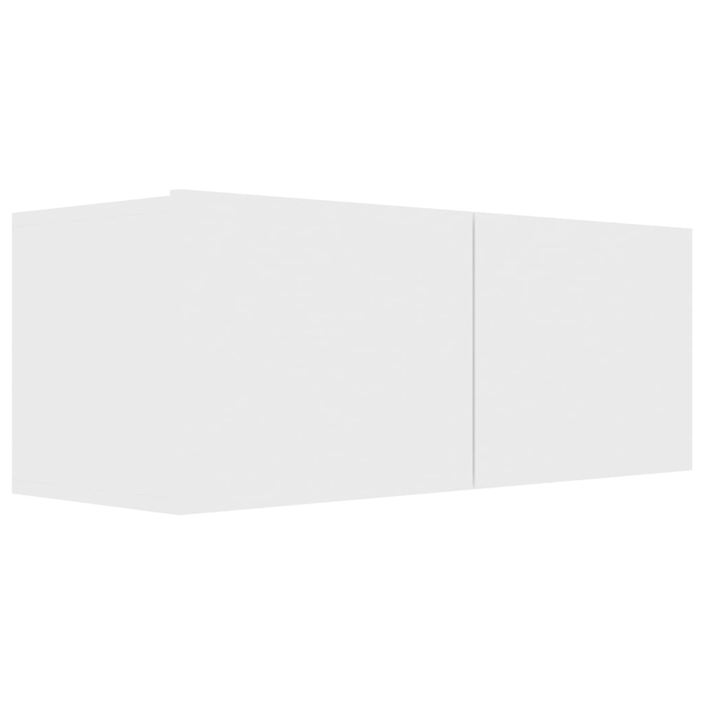 Set Mobili Porta TV 8 pz Bianco in Legno Multistrato | homemem39