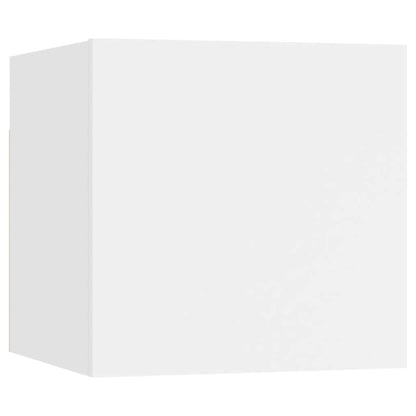 Set Mobili Porta TV 8 pz Bianco in Legno Multistrato | homemem39