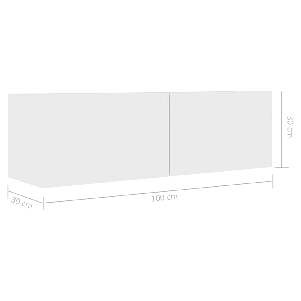 Set Mobili Porta TV 8 pz Bianco in Legno Multistrato | homemem39