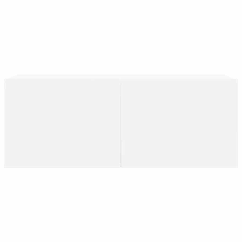 Set di Mobili Porta TV 6 pz Bianco in Legno Multistrato