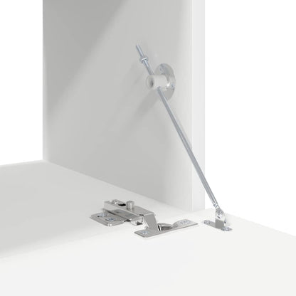 Set Mobili Porta TV 8 pz Bianco in Legno Multistrato
