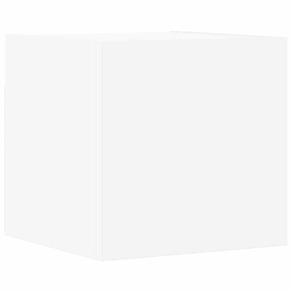 Set Mobili Porta TV 8 pz Bianco in Legno Multistrato