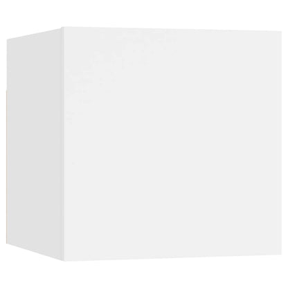 Set Mobili Porta TV 7 pz Bianco in Legno Multistrato | homemem39
