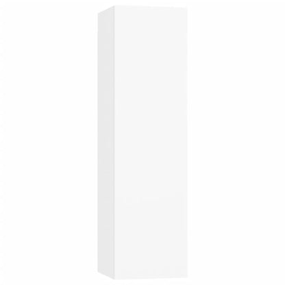 Set di Mobili Porta TV 7 pz Bianco in Legno Multistrato