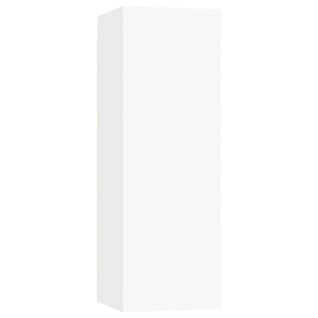 Set Mobili Porta TV 7 pz Bianco in Legno Multistrato | homemem39