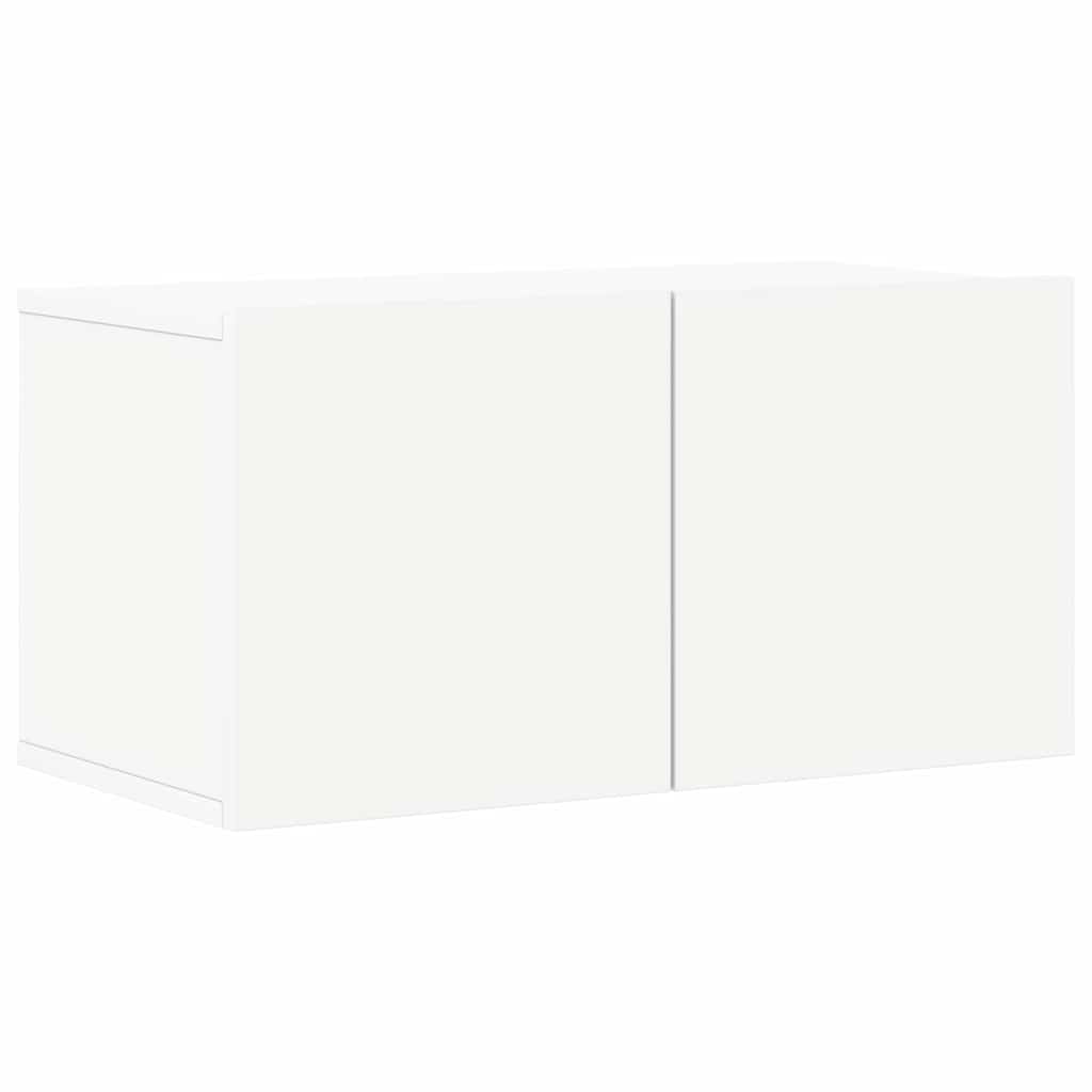 Set Mobili Porta TV 8 pz Bianco in Legno Multistrato
