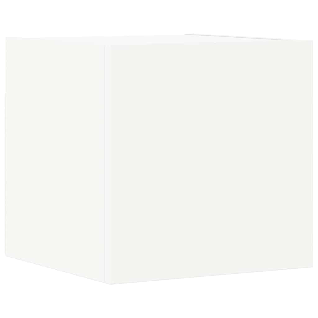 Set Mobili Porta TV 8 pz Bianco in Legno Multistrato