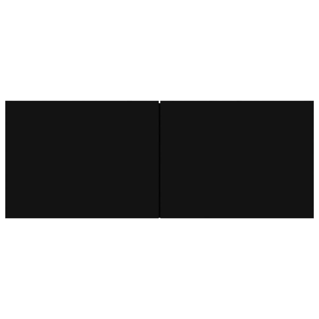 Mobili Porta TV 3 pz Neri in Legno Multistrato - homemem39