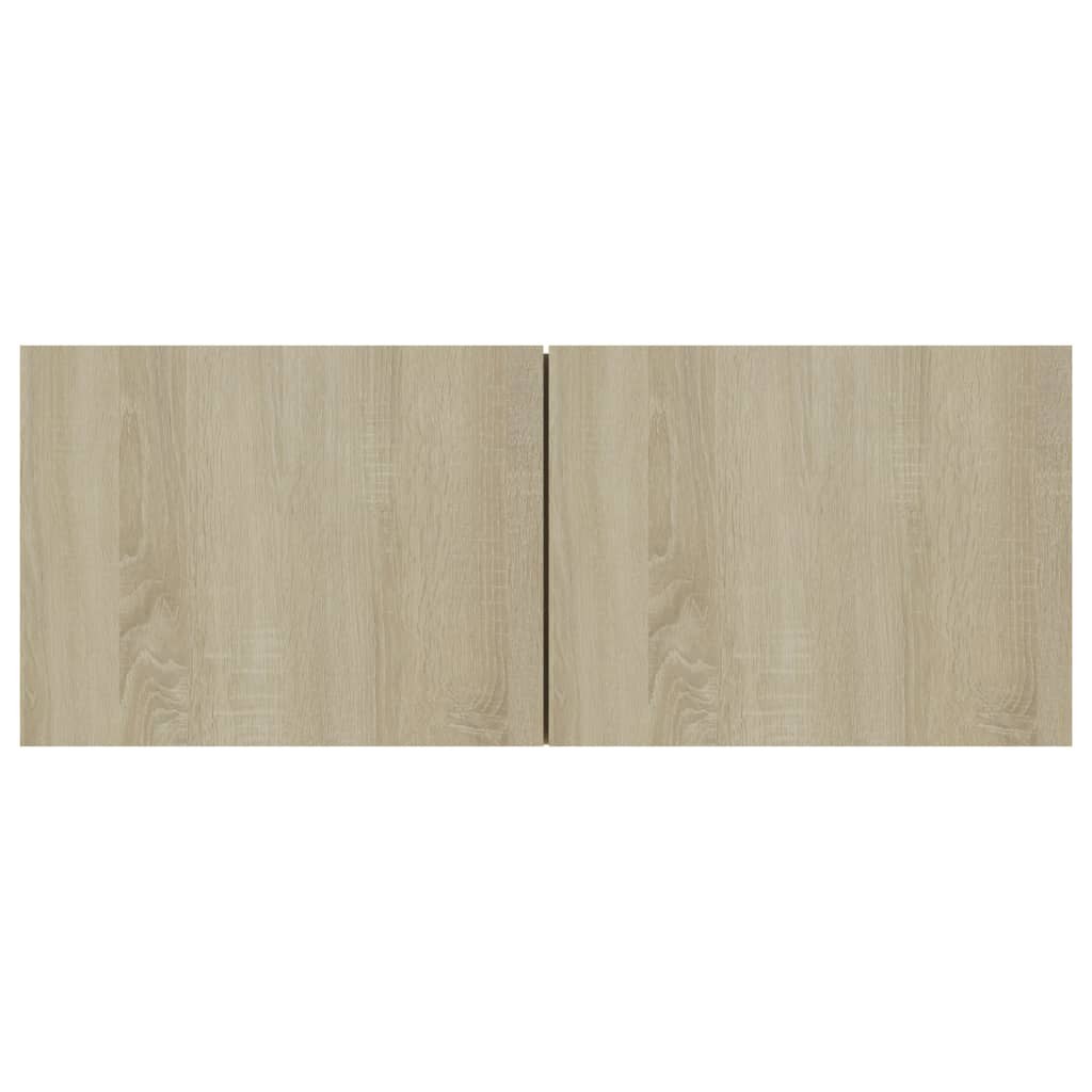 Mobili TV 4 pz Rovere Sonoma 80x30x30 cm in Legno Multistrato