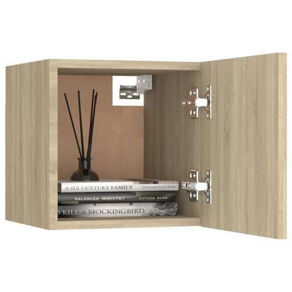 Set di Mobili Porta TV 8 pz Rovere Sonoma in Legno Multistrato