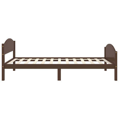 Giroletto senza Materasso Marrone Scuro 100x200 cm Legno Pino | homemem39