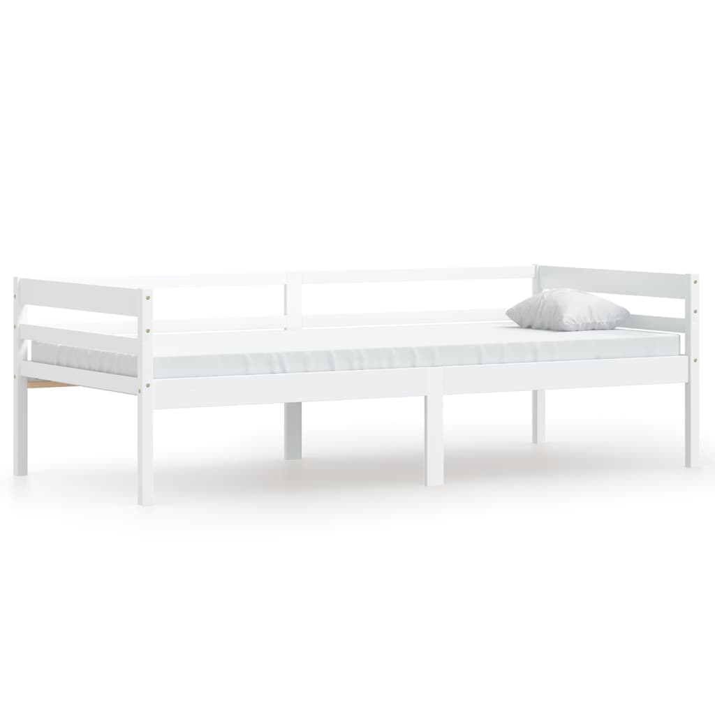 Dormeuse Estraibile senza Materasso Bianca Legno Pino 90x200 cm | homemem39