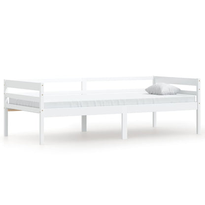 Dormeuse Estraibile senza Materasso Bianca Legno Pino 90x200 cm | homemem39