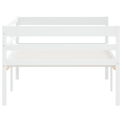 Dormeuse Estraibile senza Materasso Bianca Legno Pino 90x200 cm | homemem39