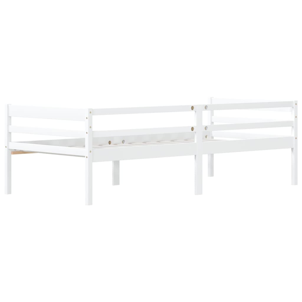 Dormeuse Estraibile senza Materasso Bianca Legno Pino 90x200 cm | homemem39