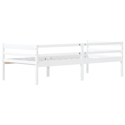 Dormeuse Estraibile senza Materasso Bianca Legno Pino 90x200 cm | homemem39