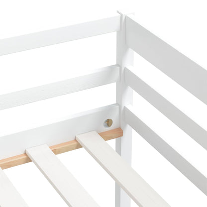 Dormeuse Estraibile senza Materasso Bianca Legno Pino 90x200 cm | homemem39