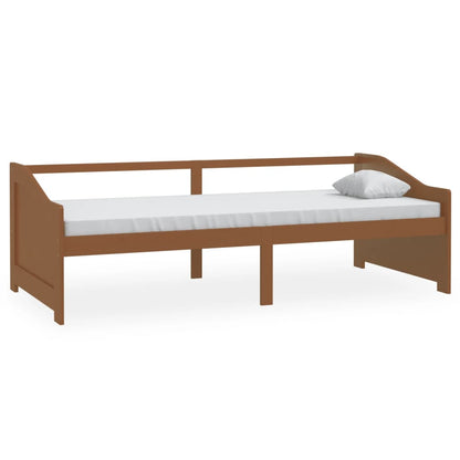 Divano Letto 3 Posti senza Materasso Ambrato in Pino 90x200 cm - homemem39