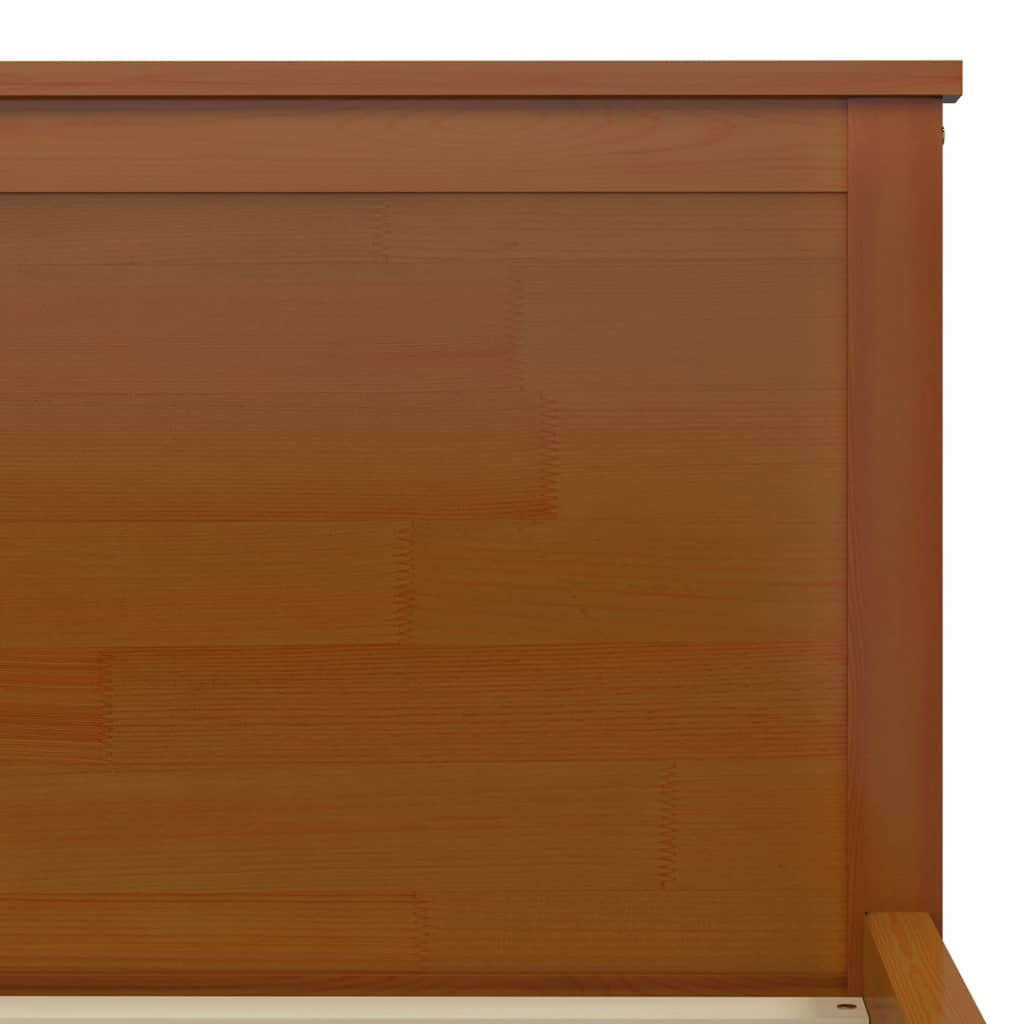 Giroletto Marrone Ambra in Legno Massello di Pino 100x200 cm | homemem39