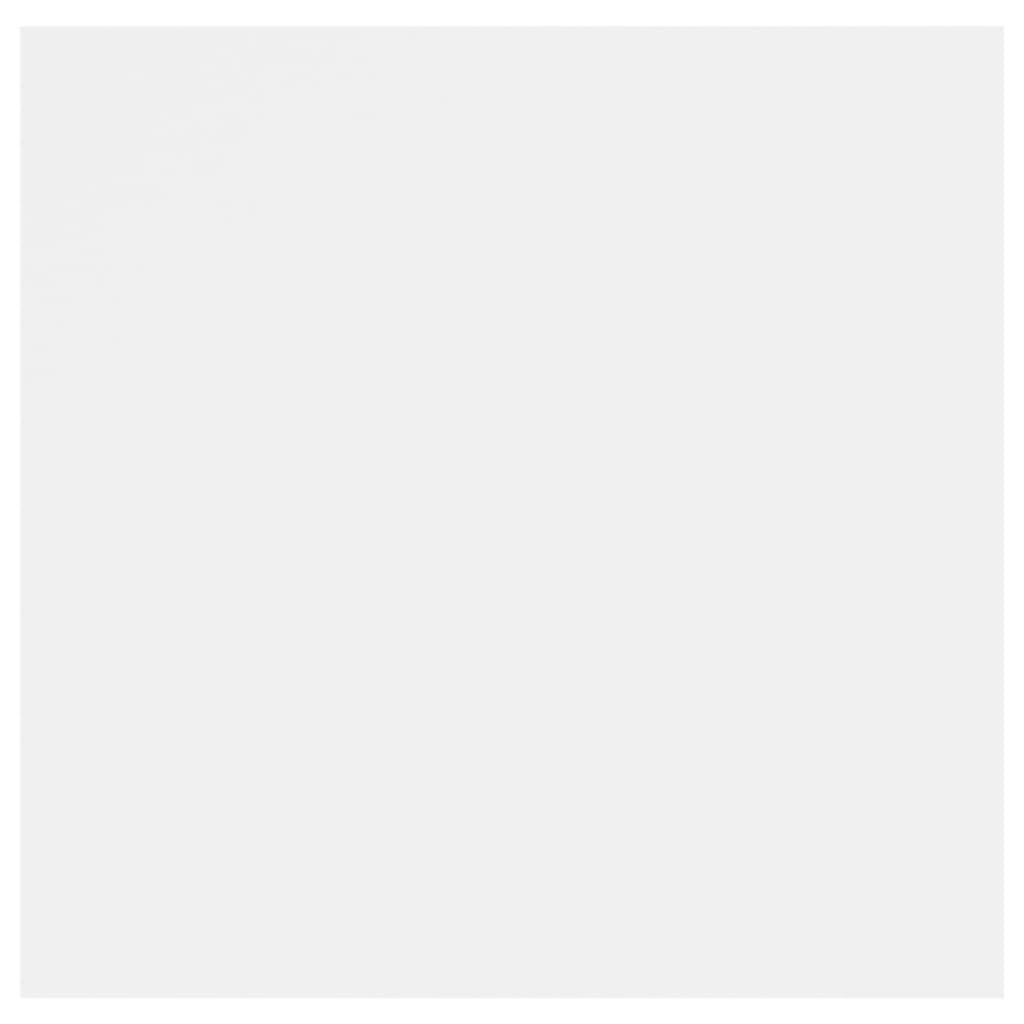 Comodino Bianco 30,5x30x30 cm in Legno Multistrato - homemem39