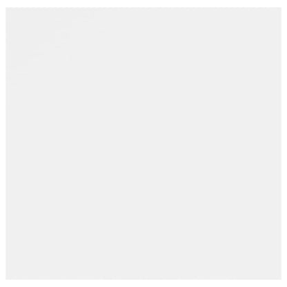 Comodino Bianco 30,5x30x30 cm in Legno Multistrato - homemem39