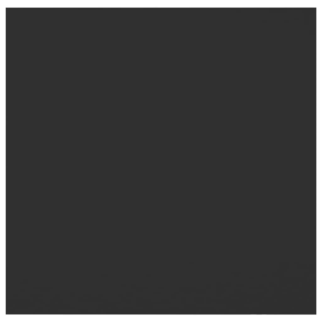 Comodino Nero 30,5x30x30 cm in Legno Multistrato - homemem39