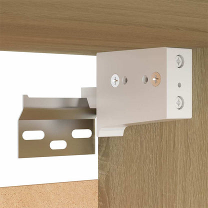 Comodino Rovere Sonoma 30,5x30x30 cm in Legno Multistrato