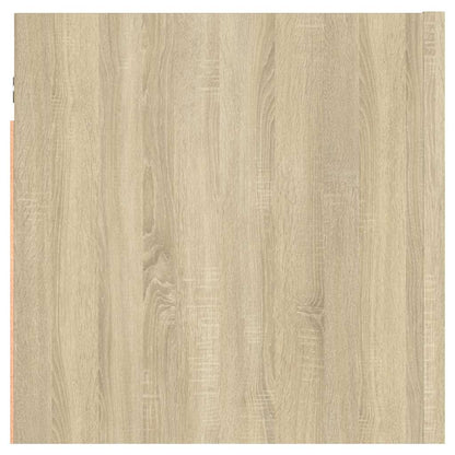 Comodini 2 pz Rovere Sonoma 30,5x30x30 cm in Legno Multistrato